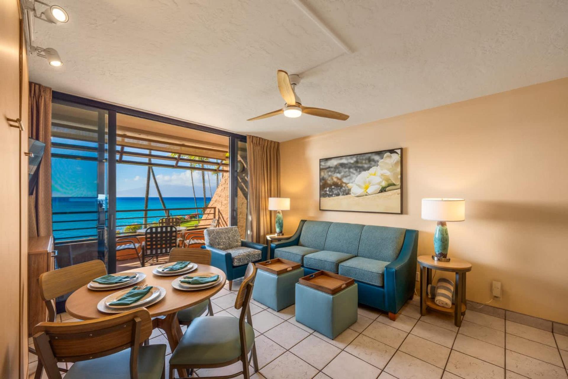Kuleana Club #611 Oceanfront - 1 Bedroom & 1 Bathroom - Gated 2Nd Fl Kahana Dış mekan fotoğraf